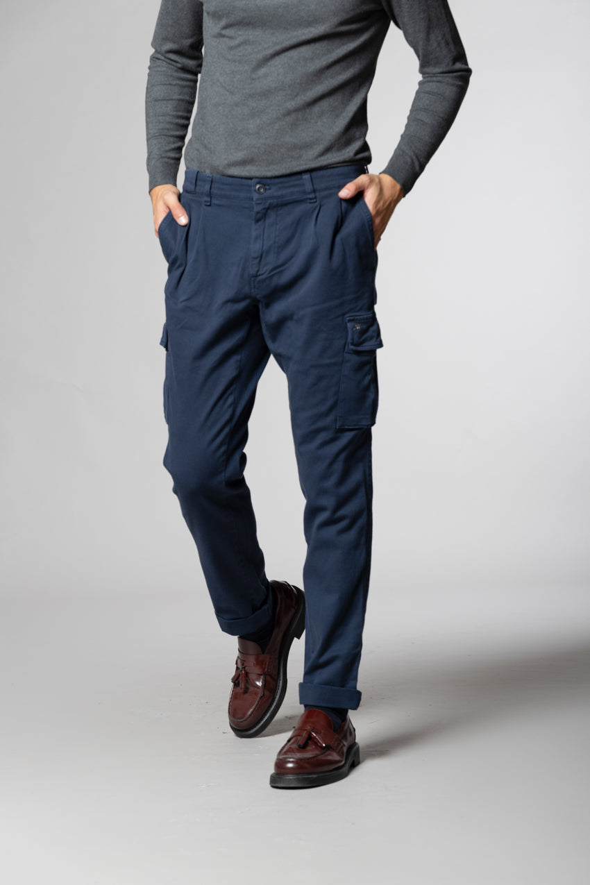 Chile 2 Pinces Herren-Cargohose aus Wolle regular fit