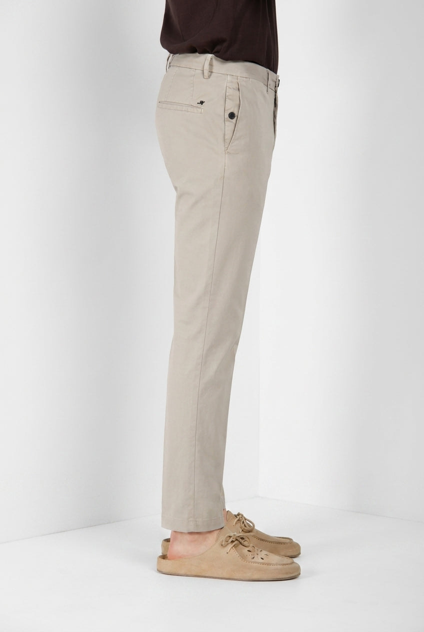 New York delamere pantalone chino uomo in twill leggero stretch regular fit
