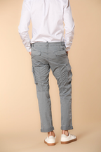 Chile  pantalone cargo uomo in twill di cotone pima leggero special washing  extra slim fit