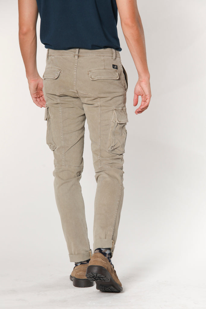 Chile Herren-Cargo-Hose aus Gabardine extra schlank geschnitten Special Washing
