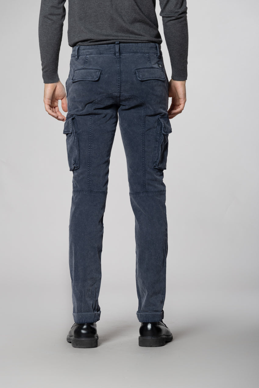 Chile Herren-Cargohose aus Gabardine mit Spezialwäsche extra slim fit