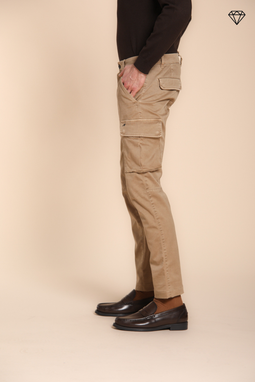 Chile Herren-Cargohose aus Gabardine extra slim fit ①