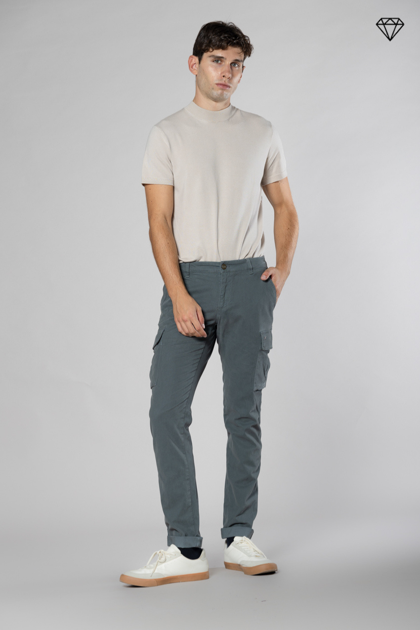 Chile Herren-Cargohose aus Gabardine extra slim fit ①