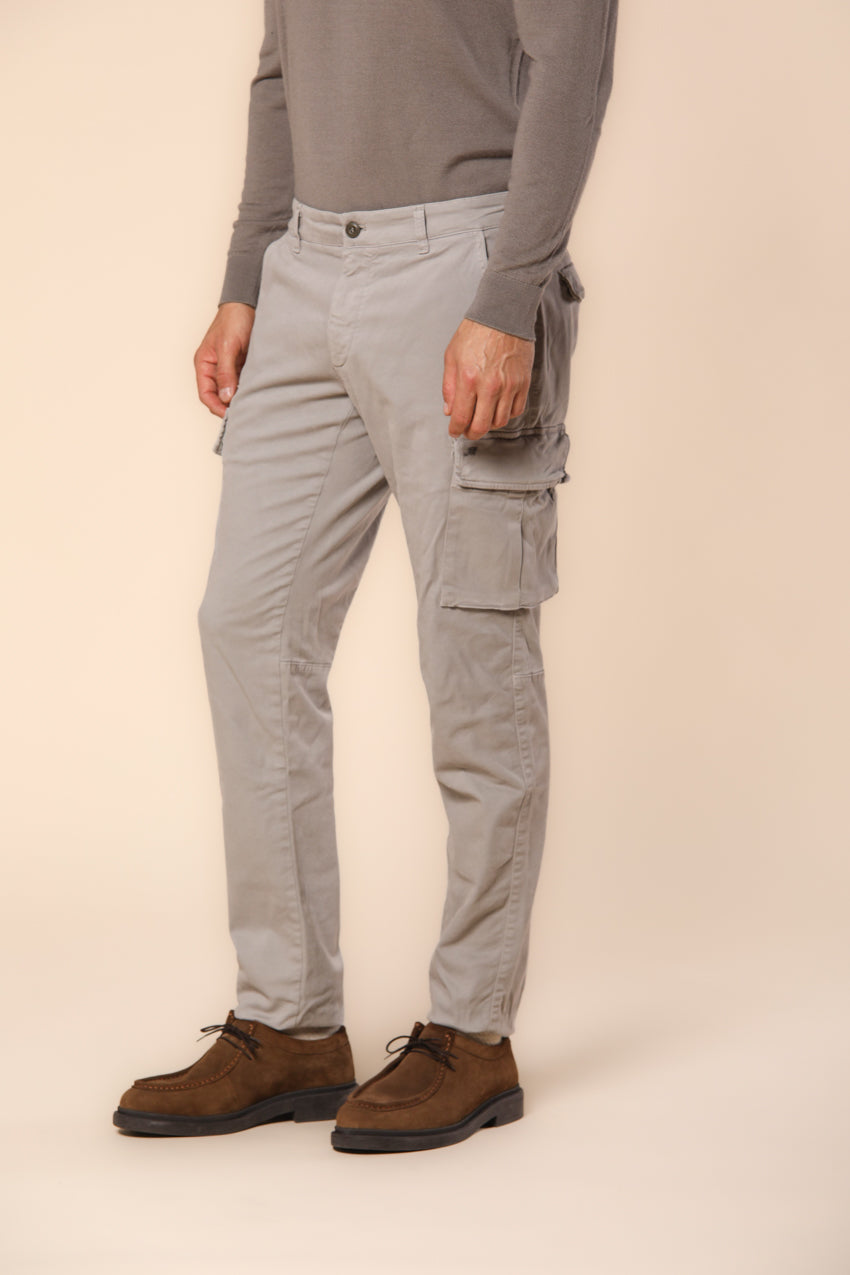 Chile Herren Cargohose aus Gabardine extra slim Fit ①