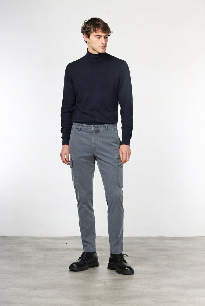 Chile Cargo-Hose Herren aus Stretch-Gabardine, Extra Slim Fit ①