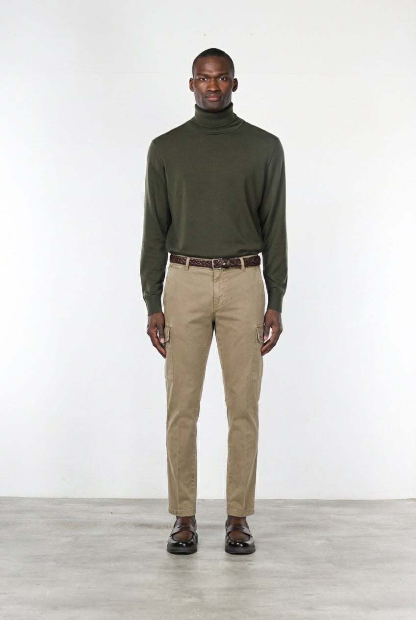 Chile Cargohose für Herren aus Stretch-Gabardine, Extra Slim Fit ①
