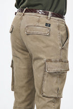 Chile Cargohose für Herren aus Stretch-Gabardine, Extra Slim Fit ①