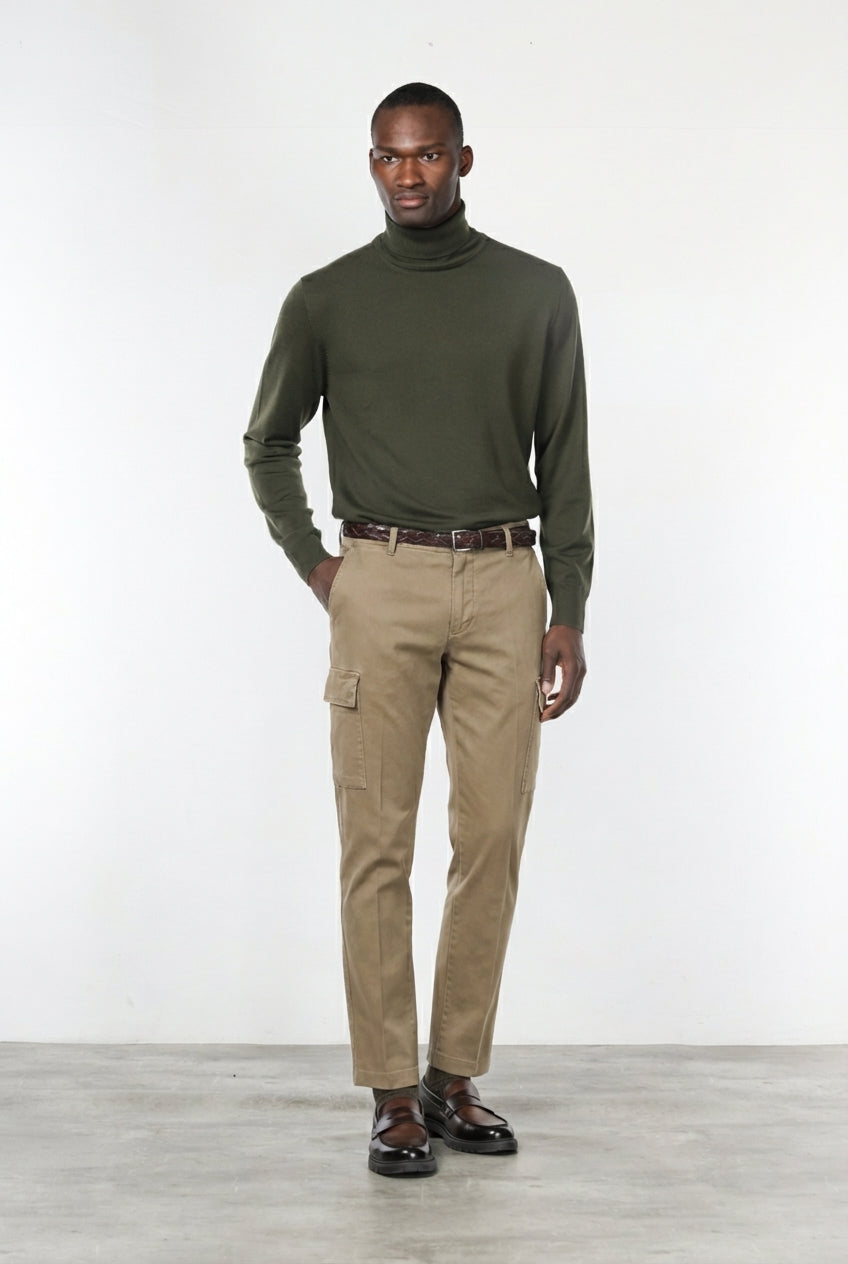 Chile Cargohose für Herren aus Stretch-Gabardine, Extra Slim Fit ①