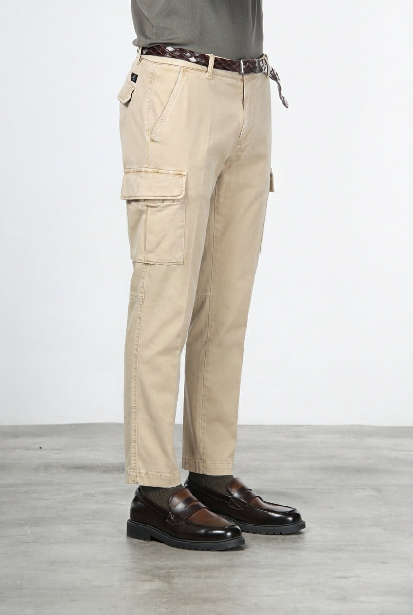Chile Cargohose für Herren aus Stretch-Gabardine, Extra Slim Fit ①