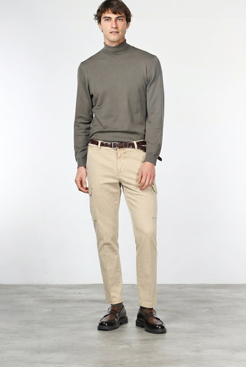 Chile Cargohose für Herren aus Stretch-Gabardine, Extra Slim Fit ①