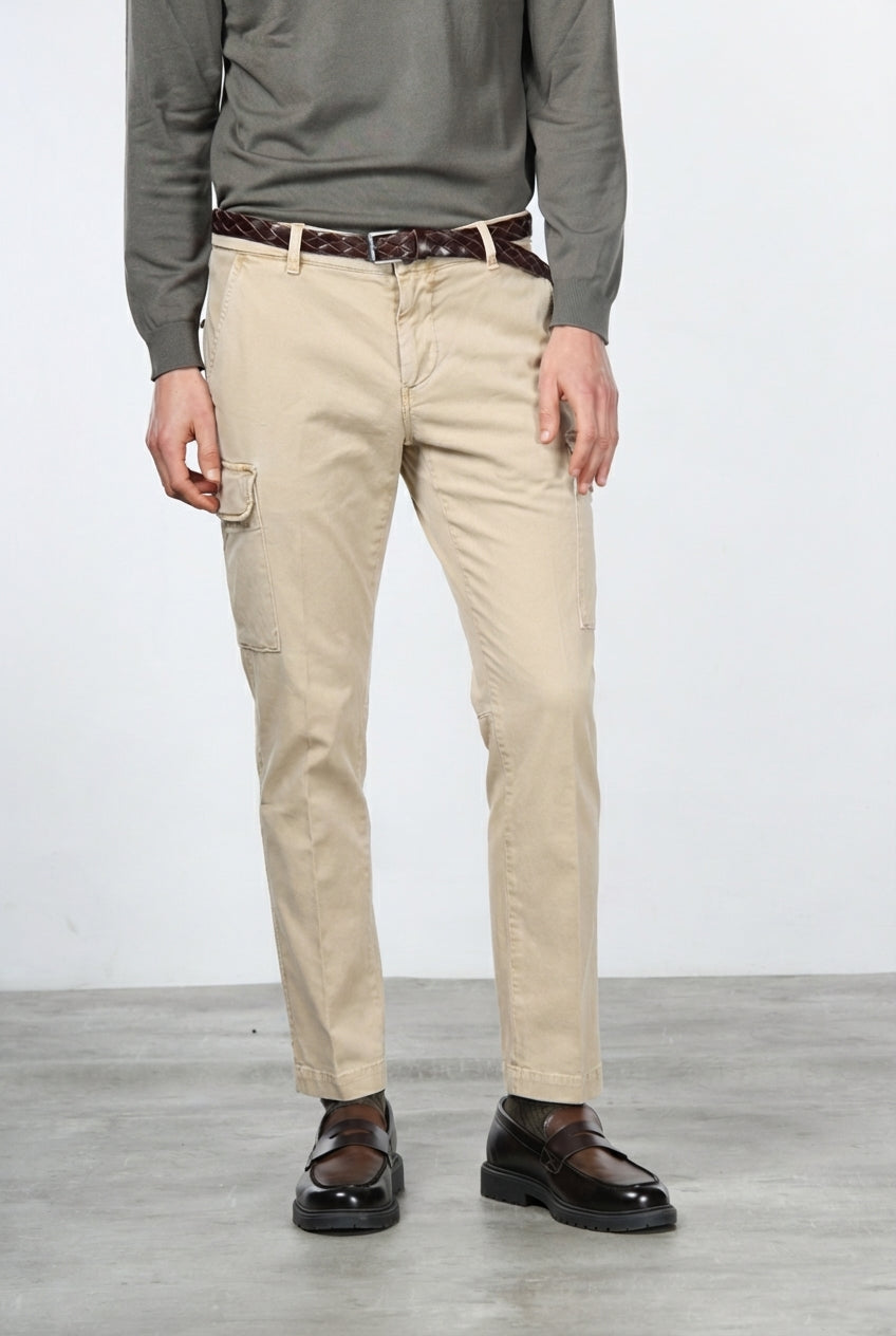 Chile Cargohose für Herren aus Stretch-Gabardine, Extra Slim Fit ①