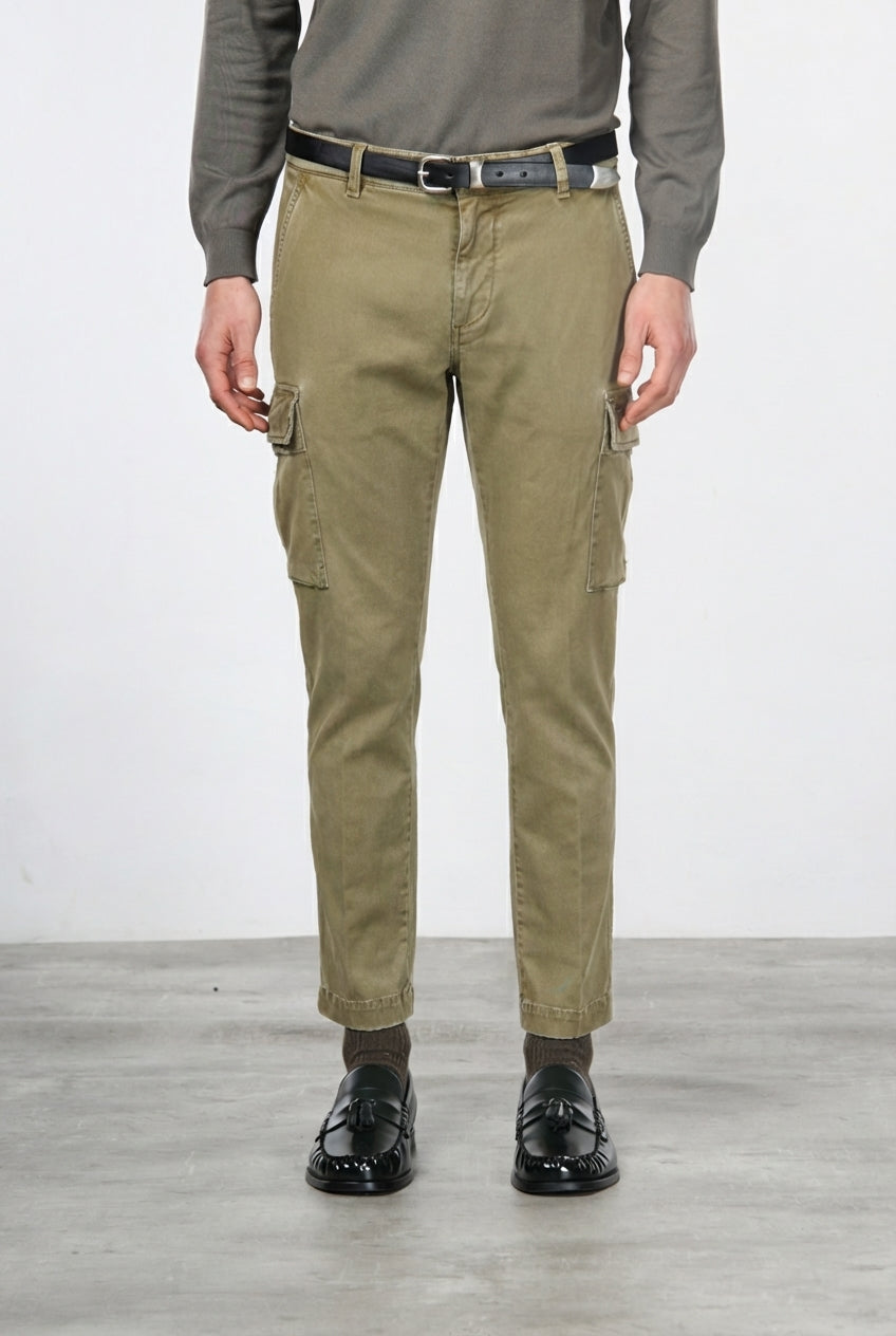 Chile Cargohose für Herren aus Stretch-Gabardine, Extra Slim Fit ①