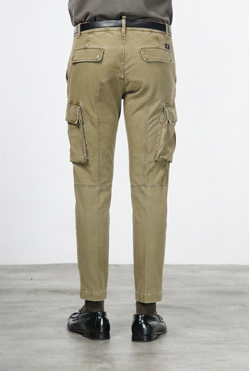 Chile Cargohose für Herren aus Stretch-Gabardine, Extra Slim Fit ①