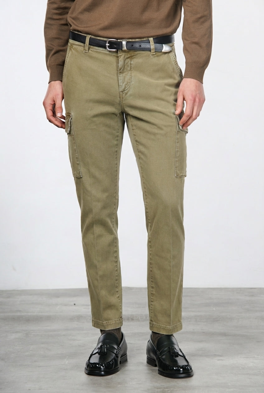 Chile Cargohose für Herren aus Stretch-Gabardine, Extra Slim Fit ①