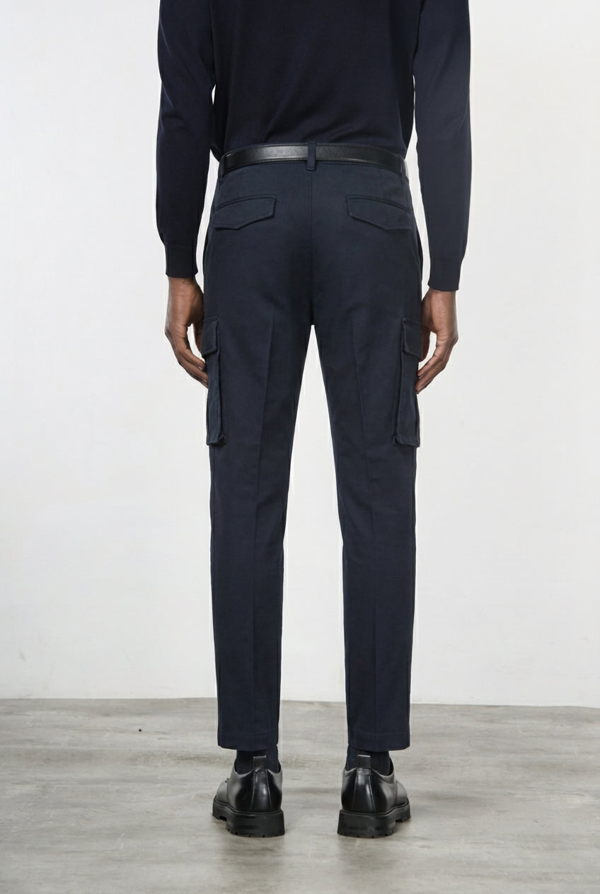 Chile Cargo-Hose Herren aus Stretch-Gabardine, Extra Slim Fit ①
