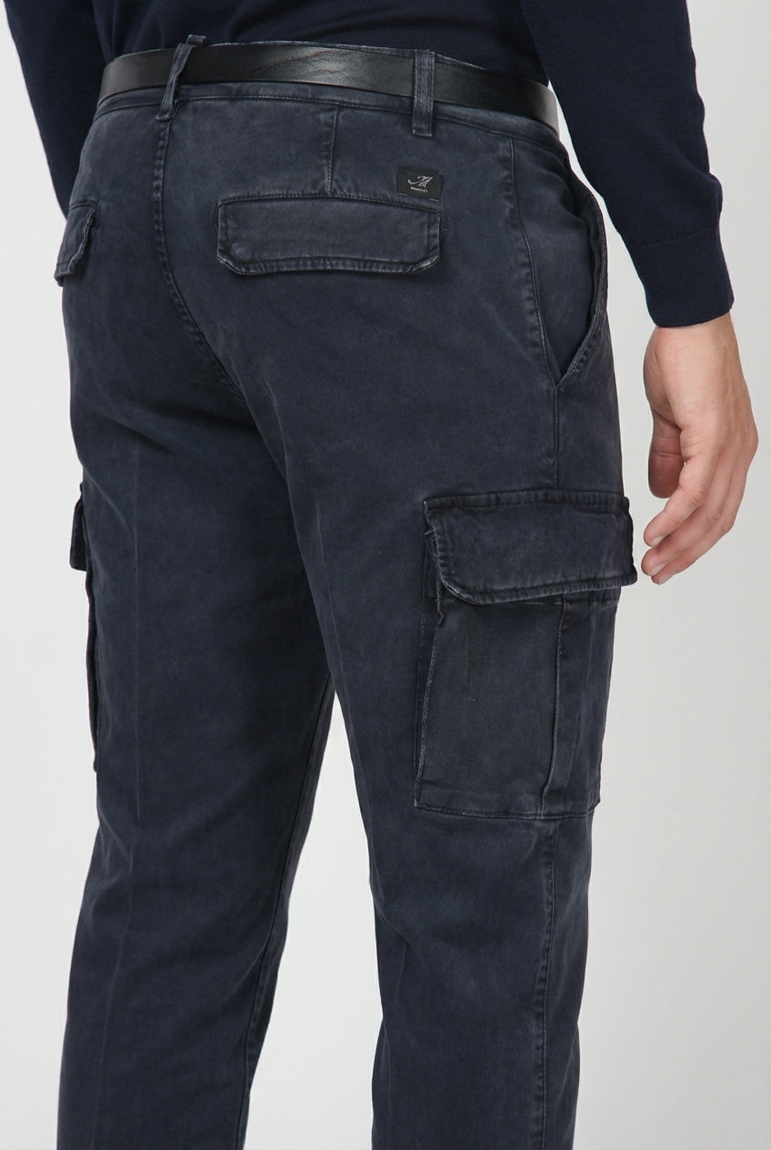 Chile Cargo-Hose Herren aus Stretch-Gabardine, Extra Slim Fit ①