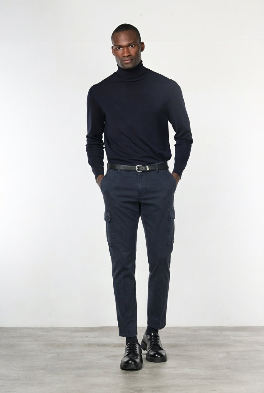 Chile Cargo-Hose Herren aus Stretch-Gabardine, Extra Slim Fit ①