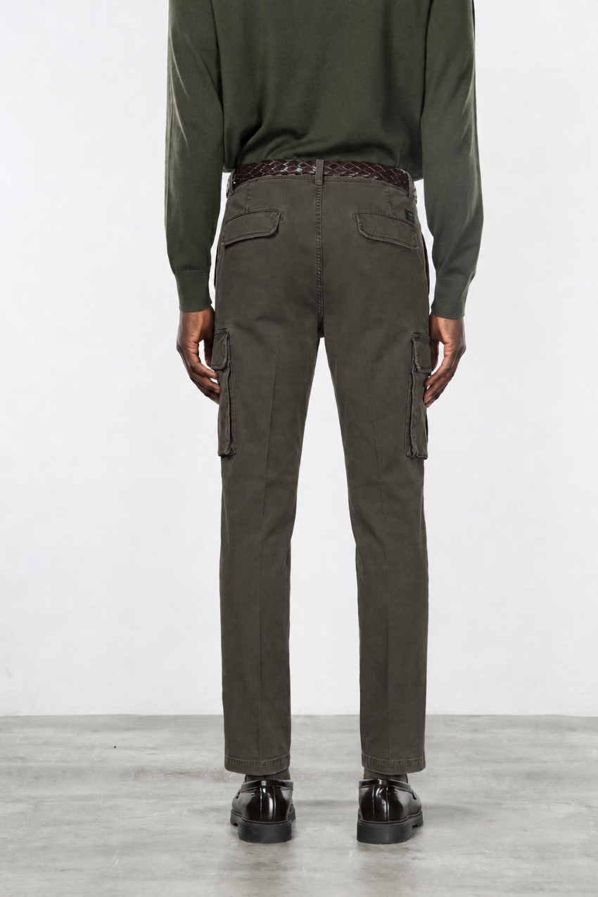 Chile Cargo-Hose für Herren aus Stretch-Gabardine mit extra slim fit ①
