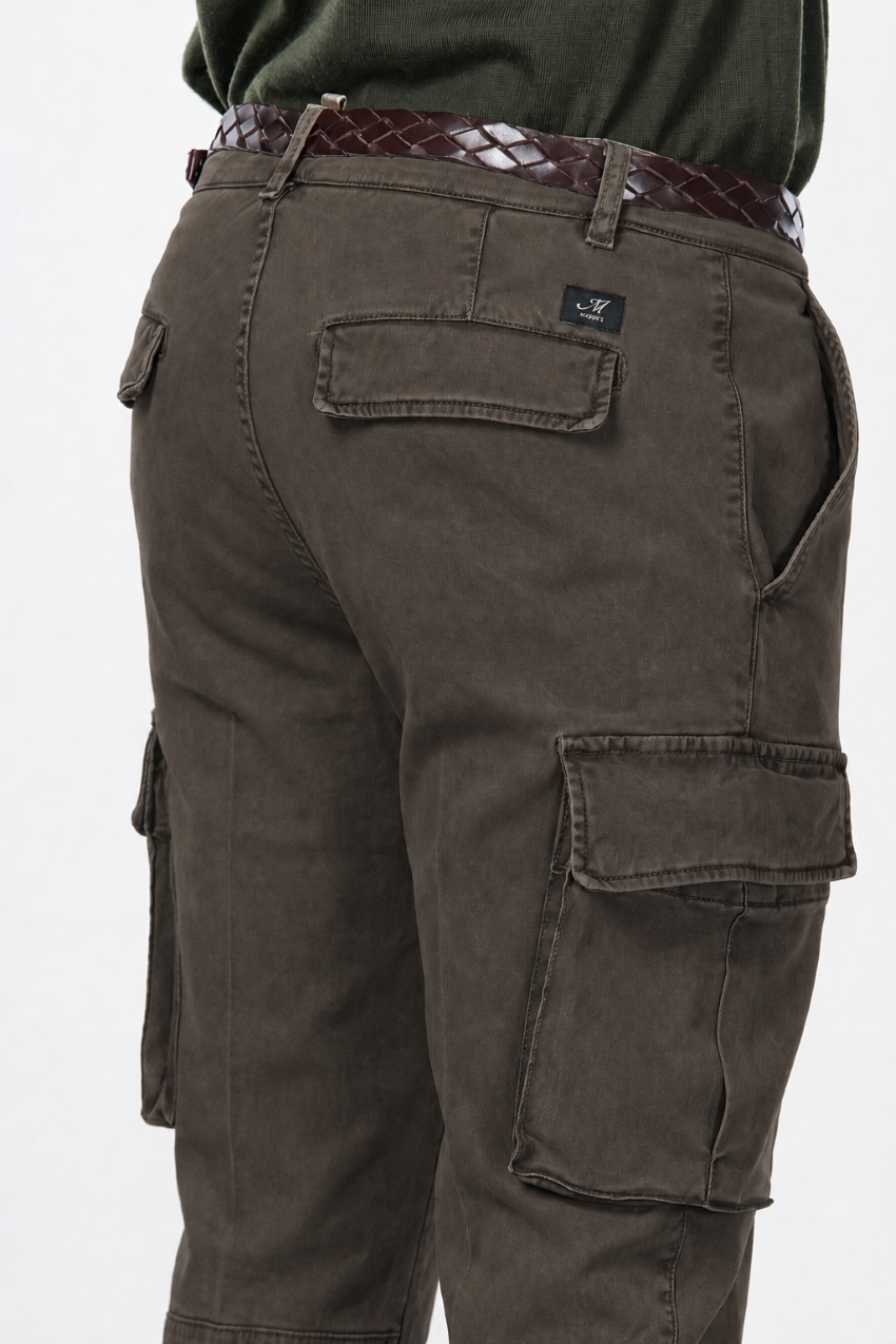 Chile Cargo-Hose für Herren aus Stretch-Gabardine mit extra slim fit ①

