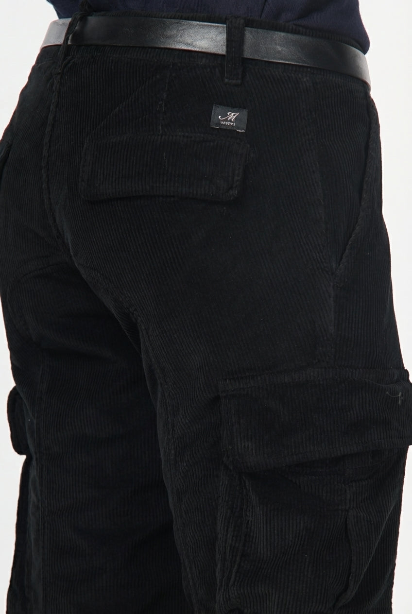 Chile Herren-Cargohose aus 500-Rippen-Samt mit extra slim fit ①