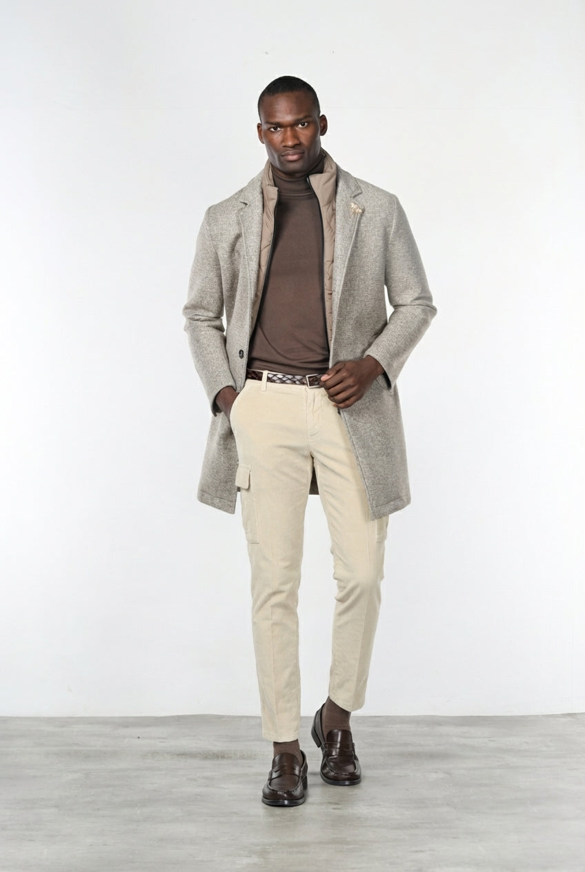 Chile Cordhose Herren in 500-Rippen-Cord, Extra Slim Fit ①
