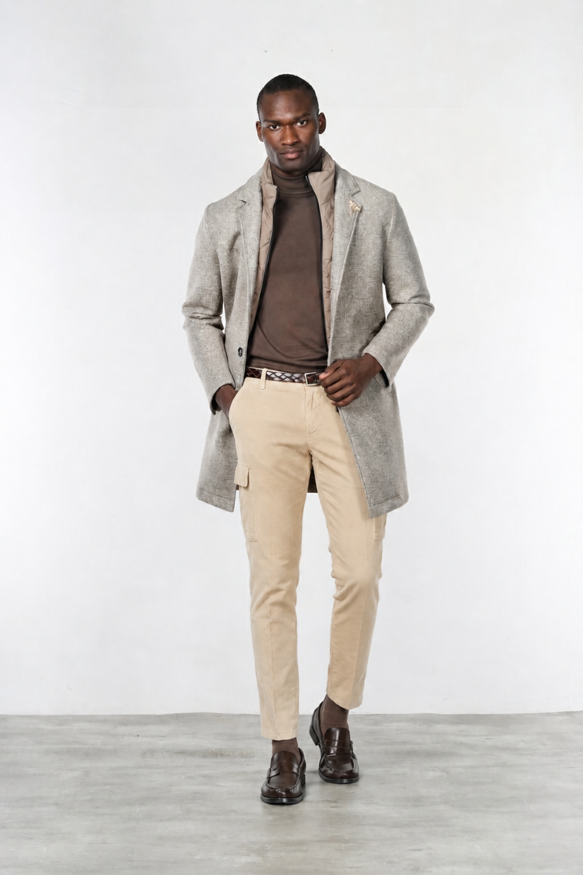 Chile Cordhose Herren in 500-Rippen-Cord Extra Slim Fit ①