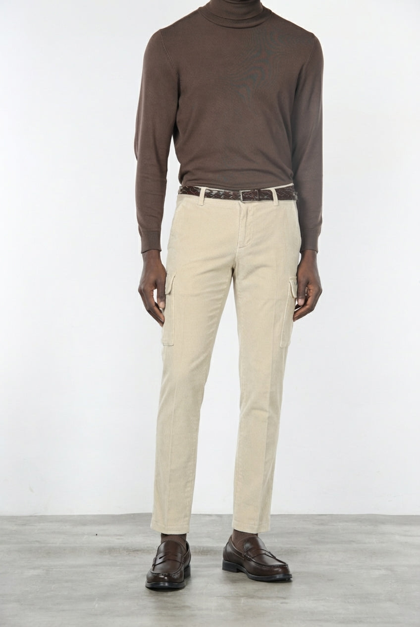 Chile Cordhose Herren in 500-Rippen-Cord, Extra Slim Fit ①