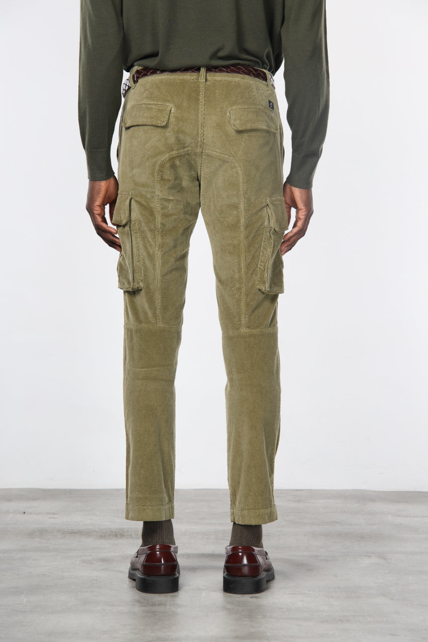 Chile Herren-Cargo-Hose aus Samt 500 Linien extra slim fit ①