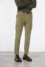Chile Herren-Cargo-Hose aus Samt 500 Linien extra slim fit ①