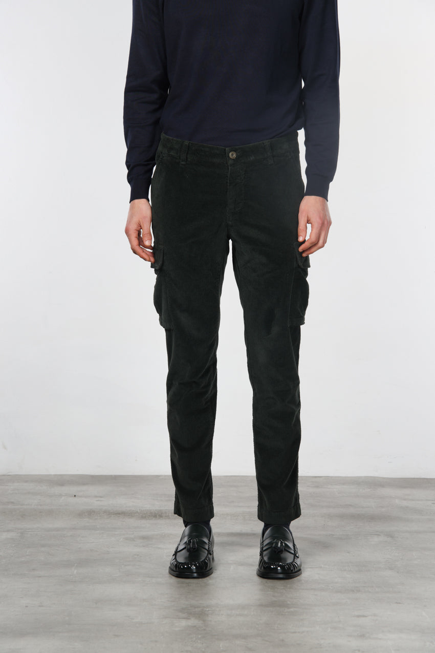 Chile Herren-Cargo-Hose aus Samt 500 Linien extra slim fit ①