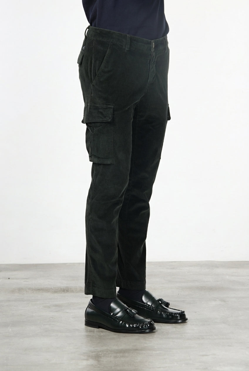 Chile Herren-Cargo-Hose aus Samt 500 Linien extra slim fit ①