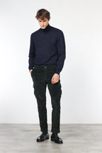 Chile Herren-Cargo-Hose aus Samt 500 Linien extra slim fit ①