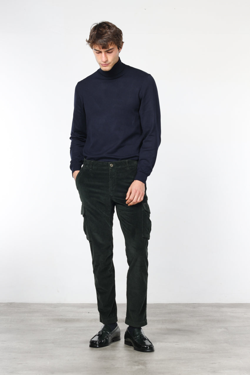 Chile Herren-Cargo-Hose aus Samt 500 Linien extra slim fit ①