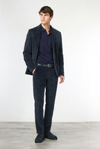 Chile pantalone cargo uomo in velluto 500 righe extra slim fit ①