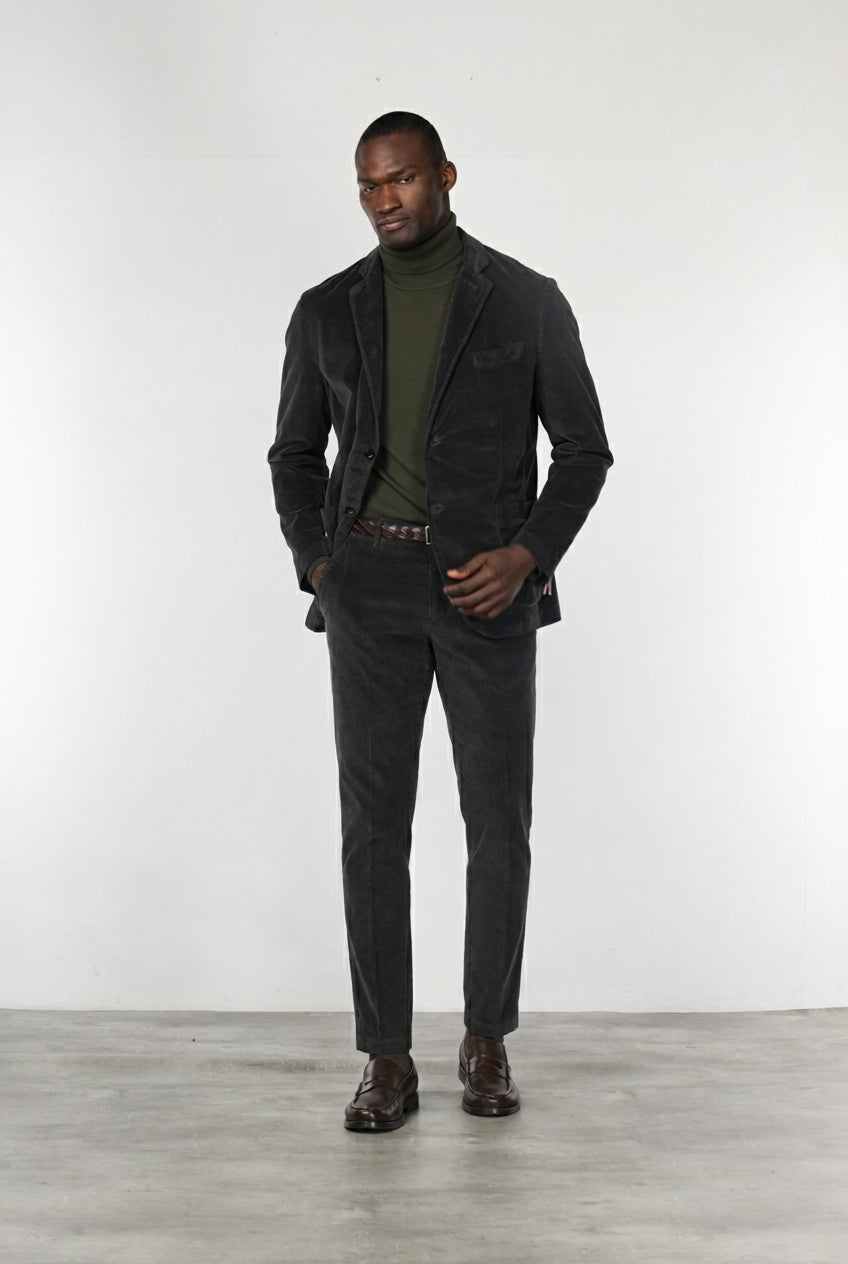 Chile Herren-Cargohose aus 500-Rippen-Samt mit extra slim fit ①