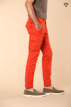 Chile pantalone cargo uomo in raso stretch extra slim fit ①
