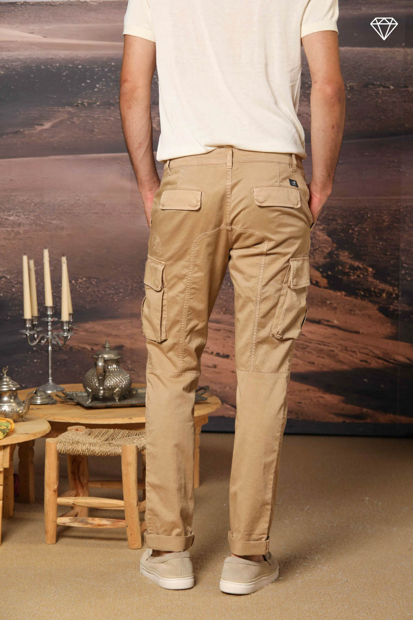 Chile Herren Cargo-Hose in Stretch-Satin Extra Slim Fit ①