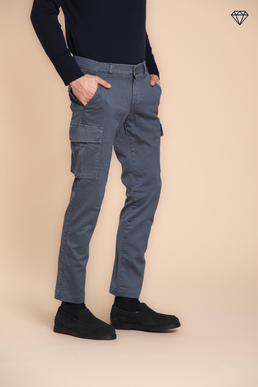 Chile Herren-Cargohose aus Gabardine extra slim fit ①