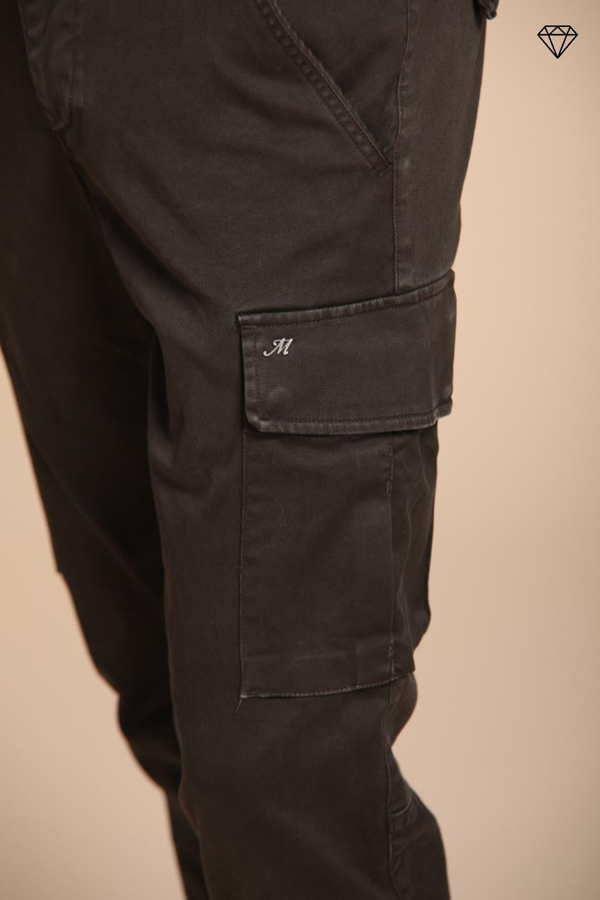 Foto 3 Chile pantalone cargo uomo in gabardina extra slim fit ①