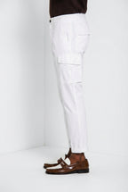 Chile Herren Cargo Hose aus Stretch-Satin extra slim fit ①