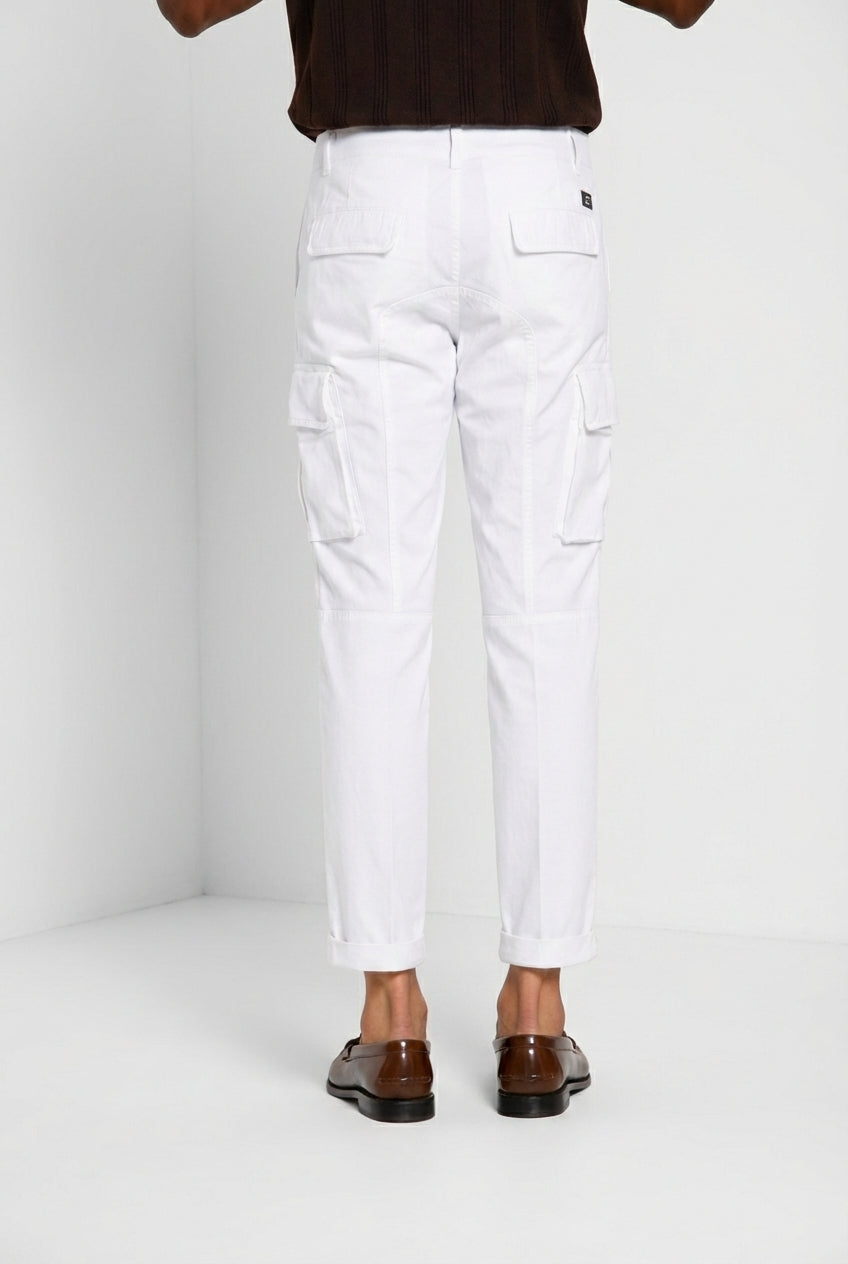 Chile Herren Cargo Hose aus Stretch-Satin extra slim fit ①