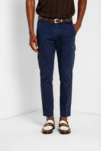 Chile Herren Cargo Hose aus Stretch-Satin extra slim fit ①