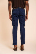 Chile pantalone cargo uomo in raso stretch extra slim fit ①