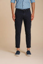 Chile pantalone cargo uomo in raso stretch extra slim fit ①