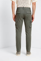 Chile pantalone cargo uomo in raso stretch extra slim fit ①