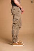 Chile pantalone cargo uomo in raso stretch extra slim fit ①