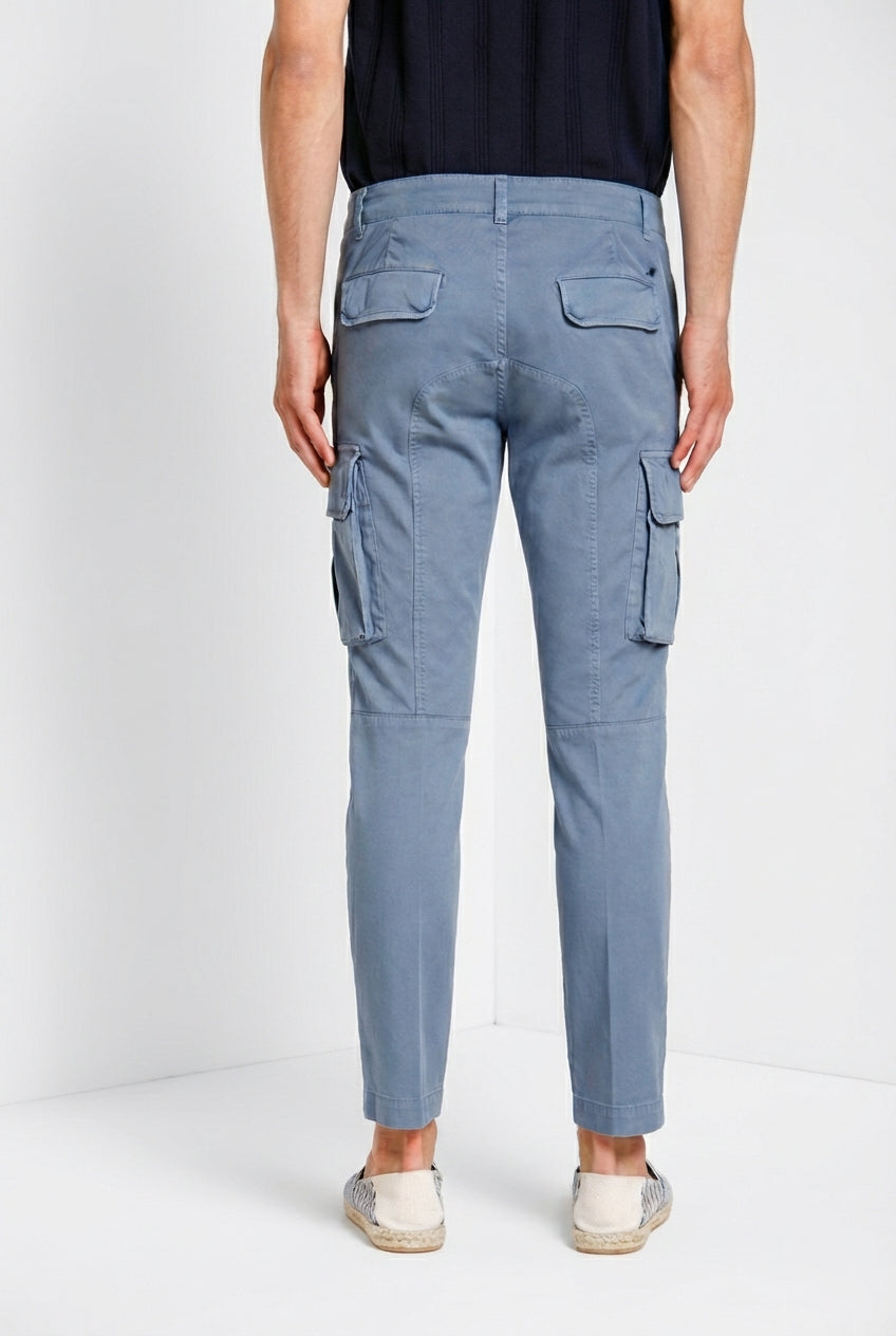 Chile Herren Cargo Hose aus Stretch-Satin extra slim fit ①