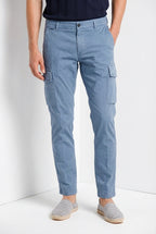 Chile Herren Cargo Hose aus Stretch-Satin extra slim fit ①