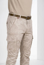 Chile Hose Cargo Herren aus Twill Camouflage-Print extra slim fit ①