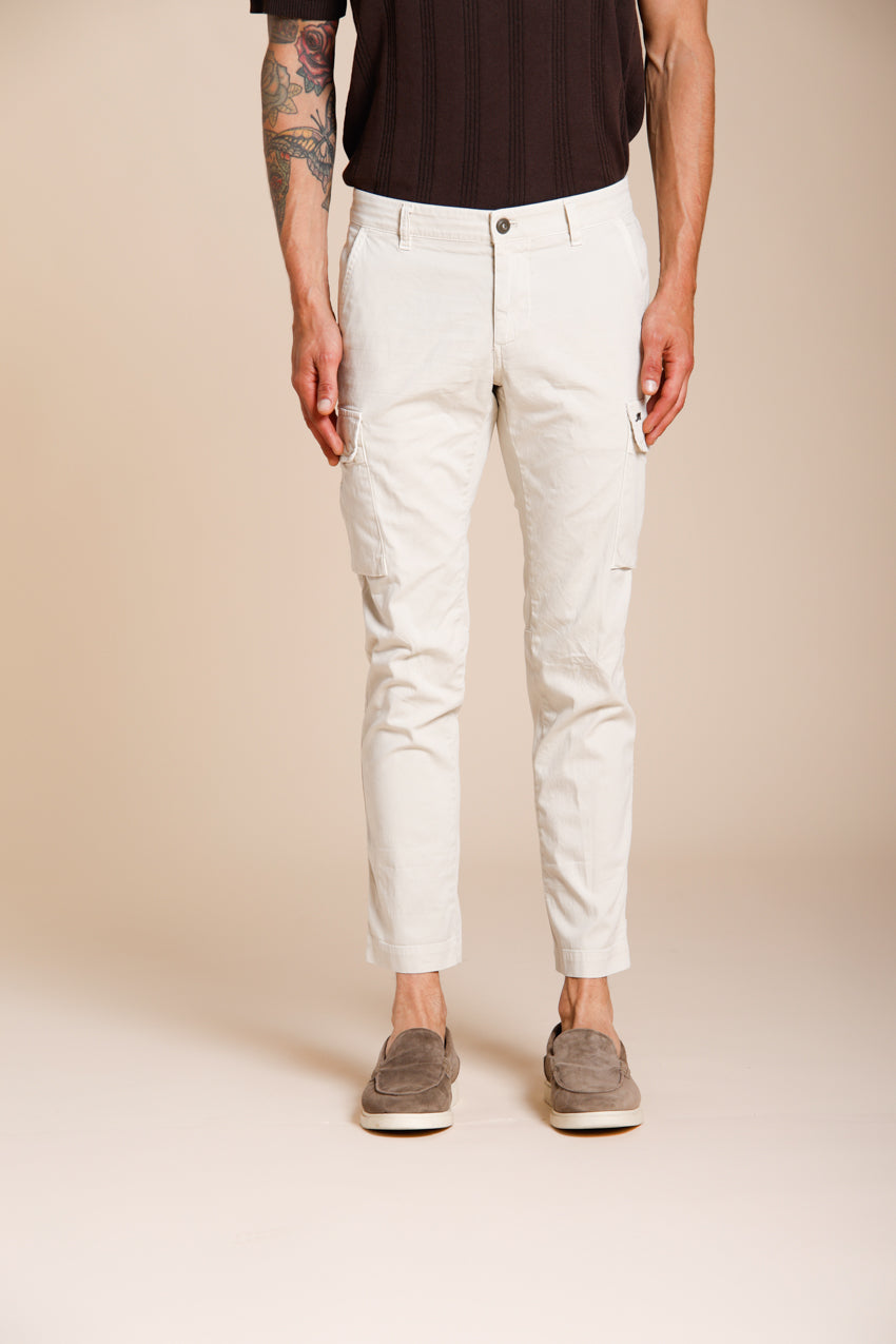 Chile Hose Cargo Herren aus Stretch-Satin extra slim fit ①